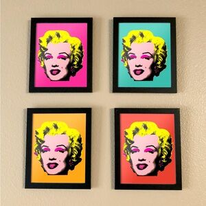Marilyn Monroe by Andy Warhol Wall Art